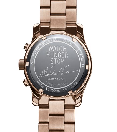 michael kors watch hunger stop philippines|Michael Kors world hunger watch.